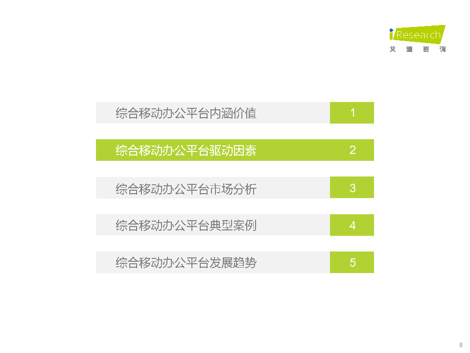 021年中國(guó)綜合移動(dòng)辦公平臺(tái)行業(yè)研究報(bào)告"