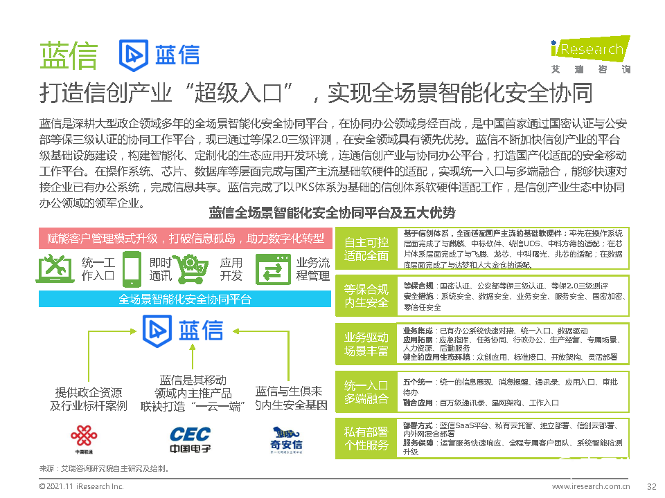 021年中國(guó)綜合移動(dòng)辦公平臺(tái)行業(yè)研究報(bào)告"
