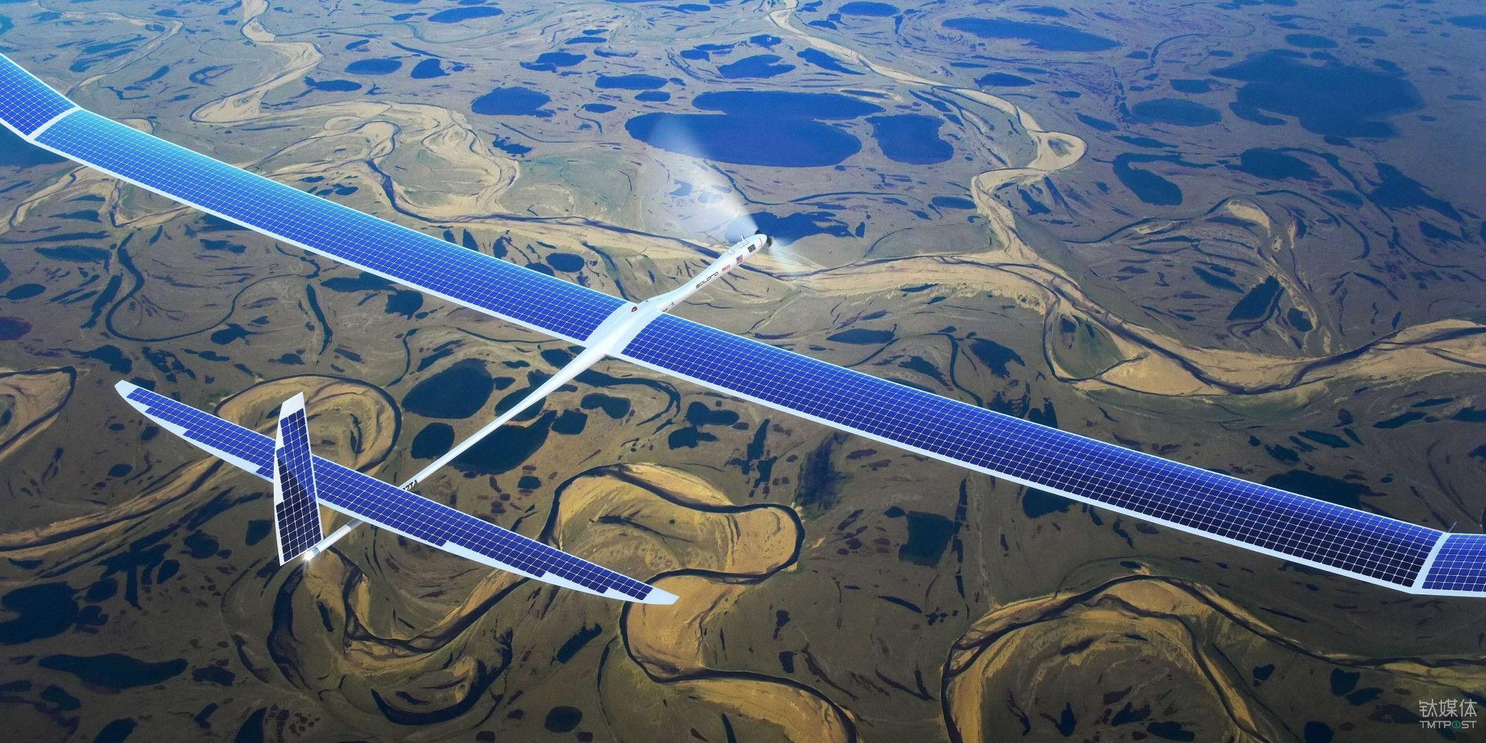 Titan Aerospace 的 Solara 太陽能飛機(jī)
